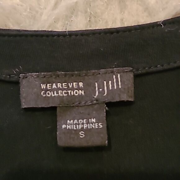 J jill wearever collection black rayon stretch flowy cardigan size small - Picture 3 of 5